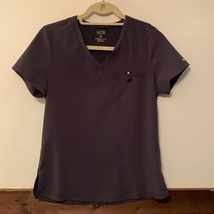 Koi V-Neck Scrub Top and Drawstring Cargo Bottom